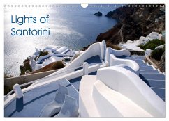 Lights of Santorini (Wall Calendar 2026 DIN A3 landscape), CALVENDO 12 Month Wall Calendar
