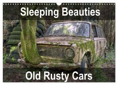 Cover Sleeping Beauties Old Rusty Cars (Wall Calendar 2026 DIN A3 landscape), CALVENDO 12 Month Wall Calendar