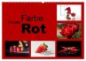 Powerfarbe Rot (Wandkalender 2026 DIN... - Bild 1