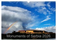 Monuments of Serbia 2026 (Wall Calendar 2026 DIN A3 landscape), CALVENDO 12 Month Wall Calendar