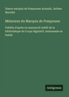 Cover Mémoires du Marquis de Pomponne