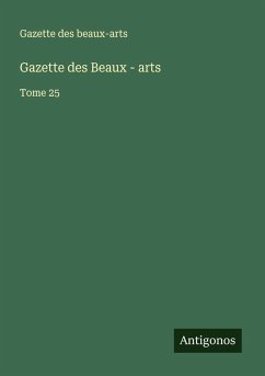 Cover Gazette des Beaux - arts