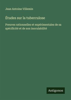 Cover Études sur la tuberculose