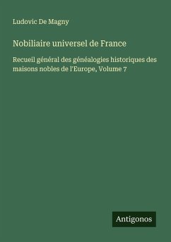 Cover Nobiliaire universel de France