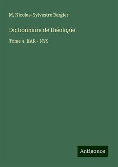 Cover Dictionnaire de théologie