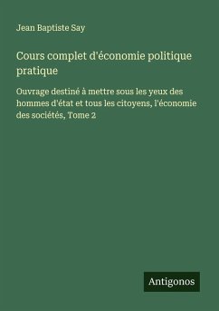 Cover Cours complet d'économie politique pratique