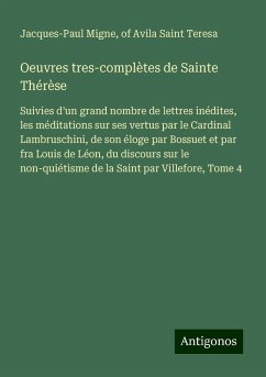 Cover Oeuvres tres-complètes de Sainte Thérèse
