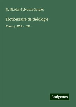Cover Dictionnaire de théologie