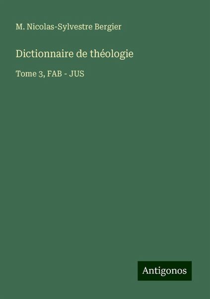 Dictionnaire de théologie