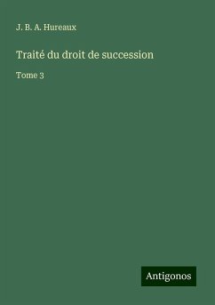 Cover Traité du droit de succession