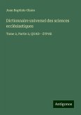 Dictionnaire universel des sciences ecclésiastiques