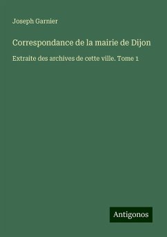 Cover Correspondance de la mairie de Dijon