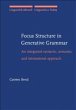 Focus Structure in Generative Grammar - Bild 1