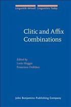 Cover Clitic and Affix Combinations