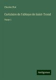 Cartulaire de l'abbaye de Saint-Trond
