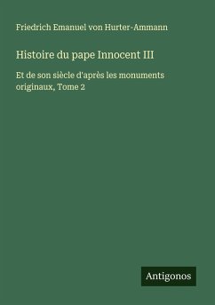 Cover Histoire du pape Innocent III
