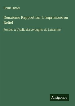 Cover Deuxieme Rapport sur L'Imprimerie en Relief