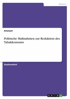 Cover Politische Maßnahmen zur Reduktion des Tabakkonsums