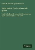 Règlement du Cercle de la morale spirite Règlement du Cercle de la morale spirite