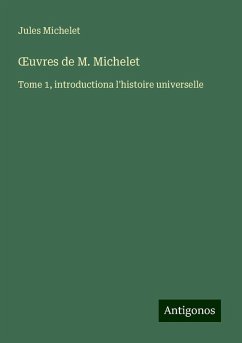 Cover ¿uvres de M. Michelet