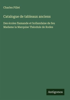 Cover Catalogue de tableaux anciens