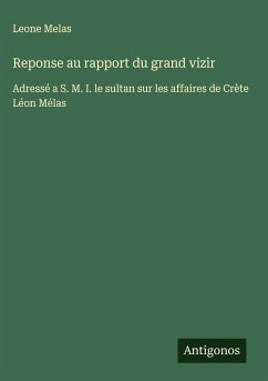 Cover Reponse au rapport du grand vizir