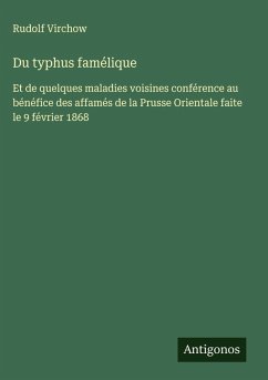 Cover Du typhus famélique