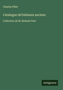 Cover Catalogue deTableaux anciens