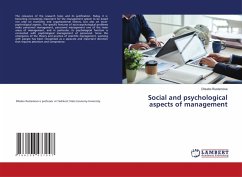 Cover Social and psychological aspects of management