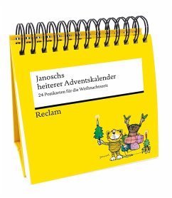 Cover Janoschs heiterer Adventskalender. 24 Postkarten für die Weihnachtszeit (Advents-Postkartenaufsteller)