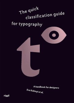 Cover The quick classification guide for typography