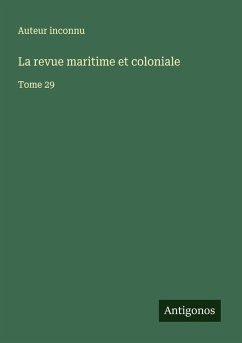Cover La revue maritime et coloniale