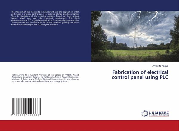 Fabrication of electrical control panel using PLC