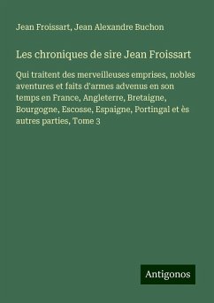 Cover Les chroniques de sire Jean Froissart