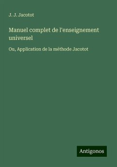 Cover Manuel complet de l'enseignement universel