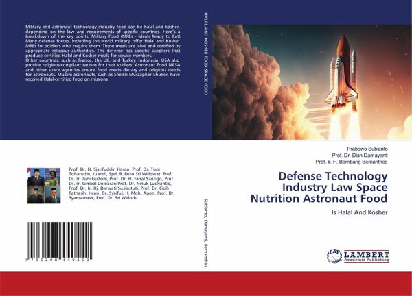 Defense Technology Industry Law Space Nutrition Astronaut Food