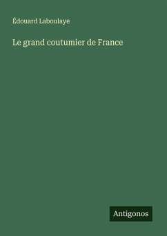 Cover Le grand coutumier de France