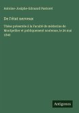 De l'état nerveux