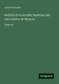 Bulletin de la Société Impériale des naturalistes de Moscou Bulletin de la Société Impériale des naturalistes de Moscou