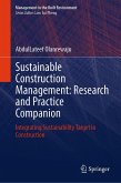 Sustainable Construction Management:Research and Practice Companion (eBook, PDF)