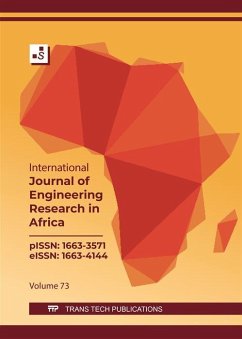 Cover International Journal of Engineering Research in Africa Vol. 73 (eBook, PDF)