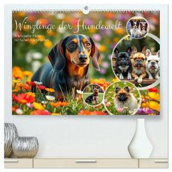Cover Winzlinge der Hundewelt (hochwertiger Premium Wandkalender 2026 DIN A2 quer), Kunstdruck in Hochglanz