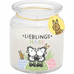 Cover Kerze im Glas Hase