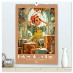 Helden des Alltags - Zwischen Gelingen und Scheitern (hochwertiger Premium Wandkalender 2026 DIN A2 hoch), Kunstdruck in Hochglanz