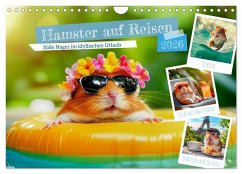 Hamster auf Reisen (Wandkalender 2026 DIN A4 quer), CALVENDO Monatskalender