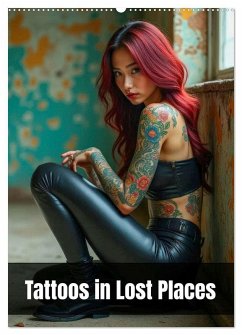 Tattoos in Lost Places (Wandkalender 2026 DIN A2 hoch), CALVENDO Monatskalender