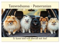 Tausendsassa - Pomeranian (Wandkalender 2026 DIN A3 quer), CALVENDO Monatskalender Cover Tausendsassa - Pomeranian (Wandkalender 2026 DIN A3 quer), CALVENDO Monatskalender