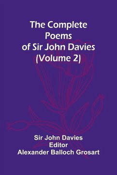 Cover The Complete Poems Of Sir John Davies (Volume 2)