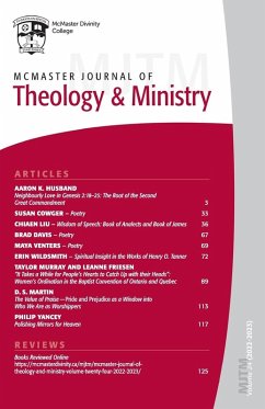 Cover McMaster Journal of Theology and Ministry