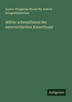 Cover Militär-schematismus des österreichischen Kaiserthums